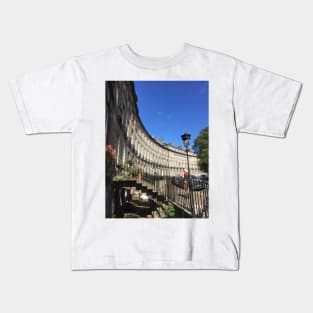 Terraced Houses In Sunny Edinburgh Kids T-Shirt